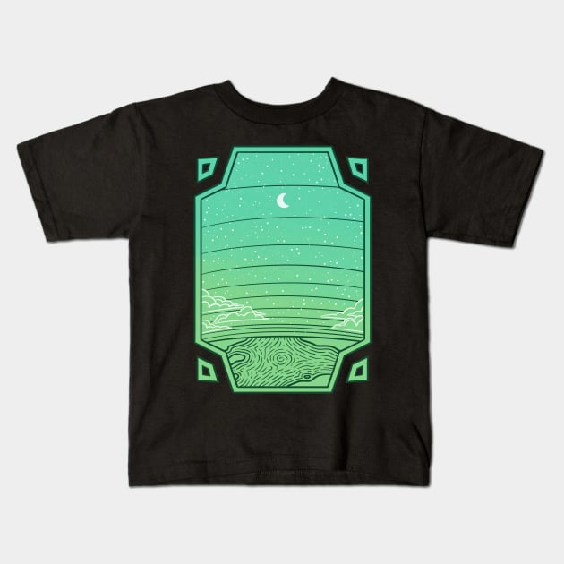 The Northern Skies Kids T-Shirt by Pockets